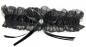 Preview: Schwarzes Strumpfband mit Schleife M8538B